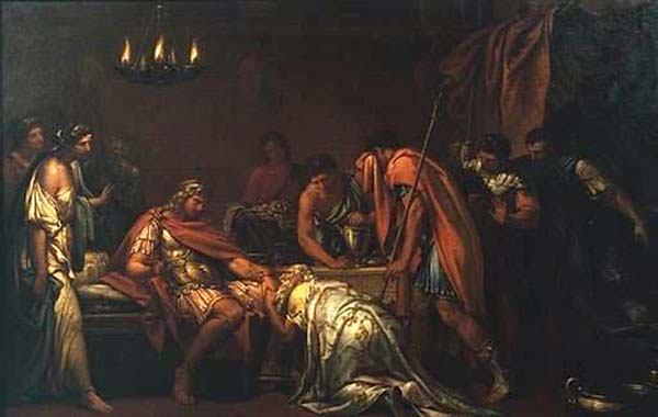 Priam Pleading with Achilles for the Body of Hector